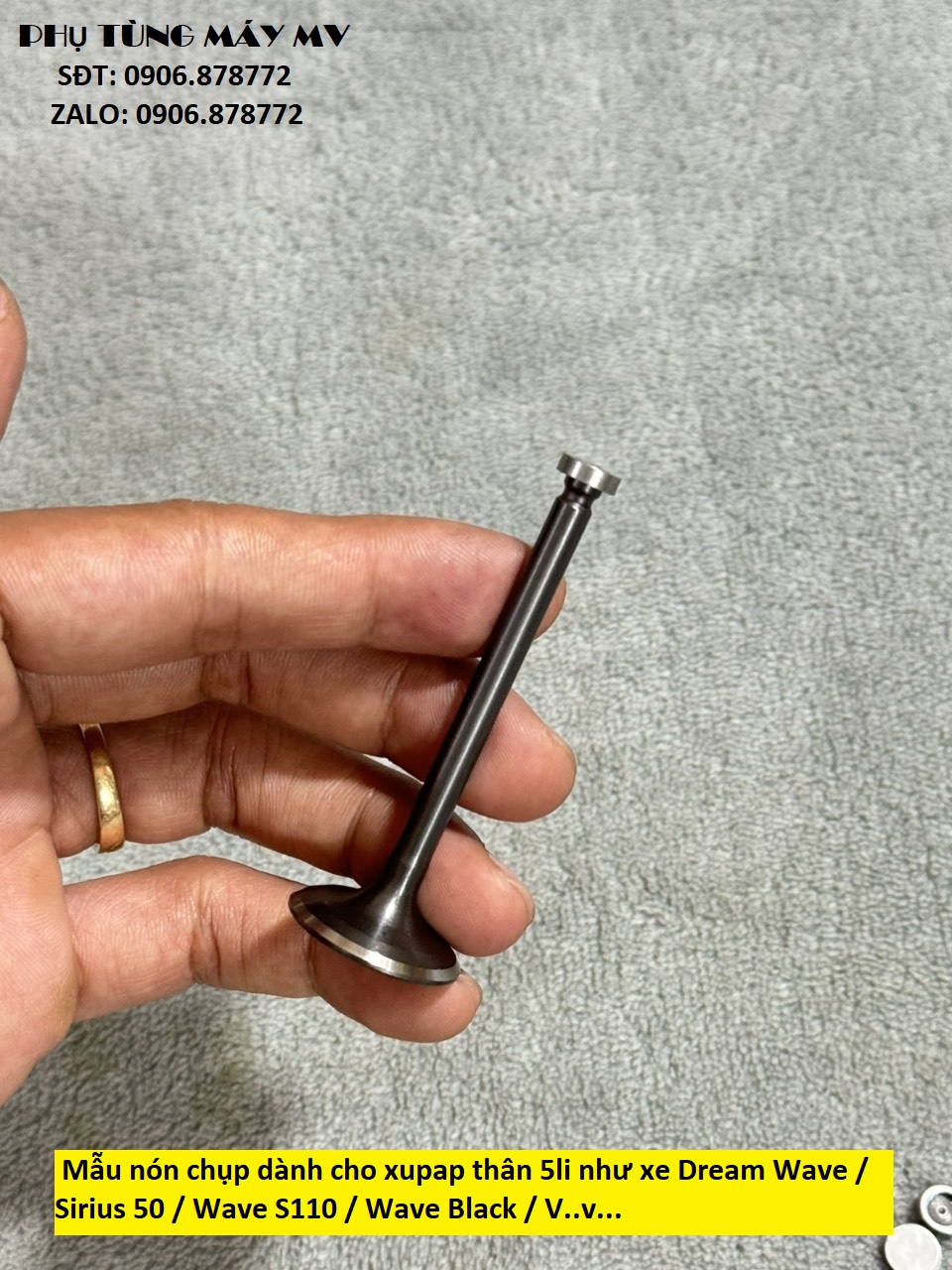 Nón chụp xupap siêu cứng dành cho xe Dream Wave / Ex135.150