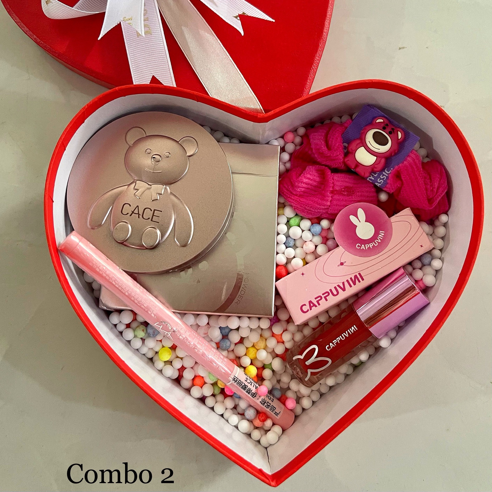 Combo quà tặng hộp tim 4 món siêu xinh