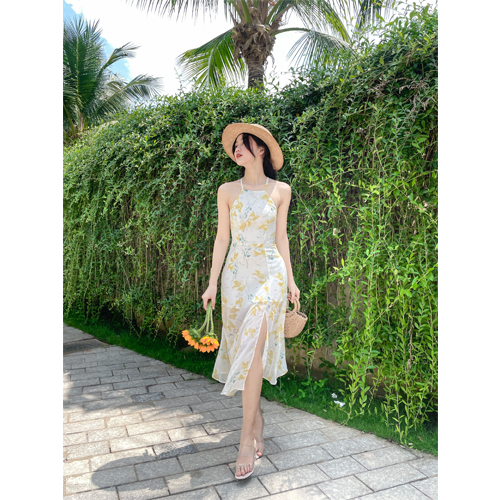 Đầm yếm Tulip Dress Leila Closet