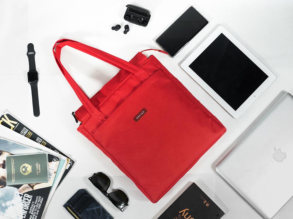 Tote HAVIAS túi vải Oxford Tote cao cấp, có chống sốc laptop