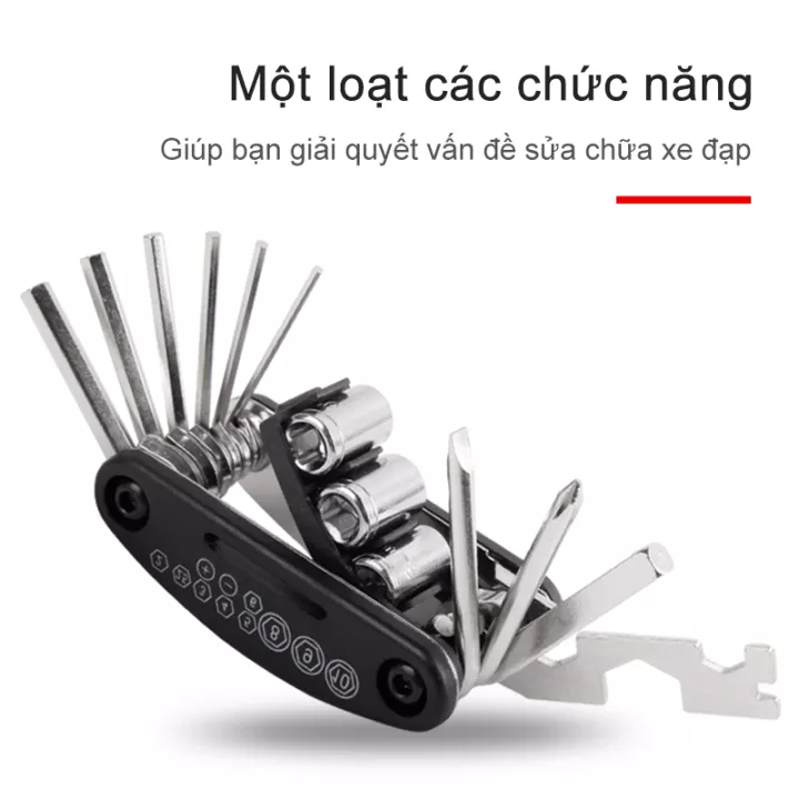 [HCM]Bộ dụng cụ sửa xe đạp đa năng 16 in 1