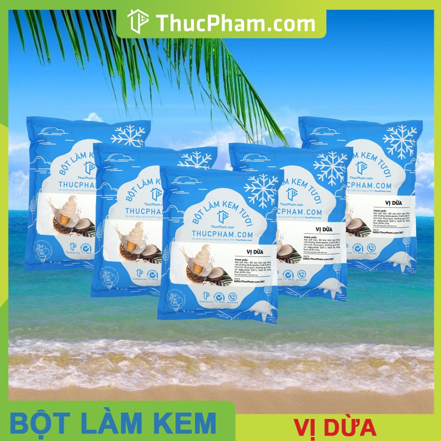 Bột Làm Kem Tươi ThucPham.com vị Dừa