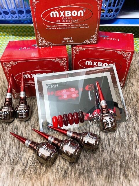 Sơn gel Đỏ MXBON đẹp hot