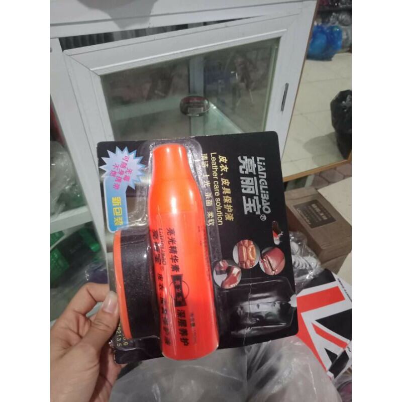 xi đánh bóng giày dép da , áo da, túi xách