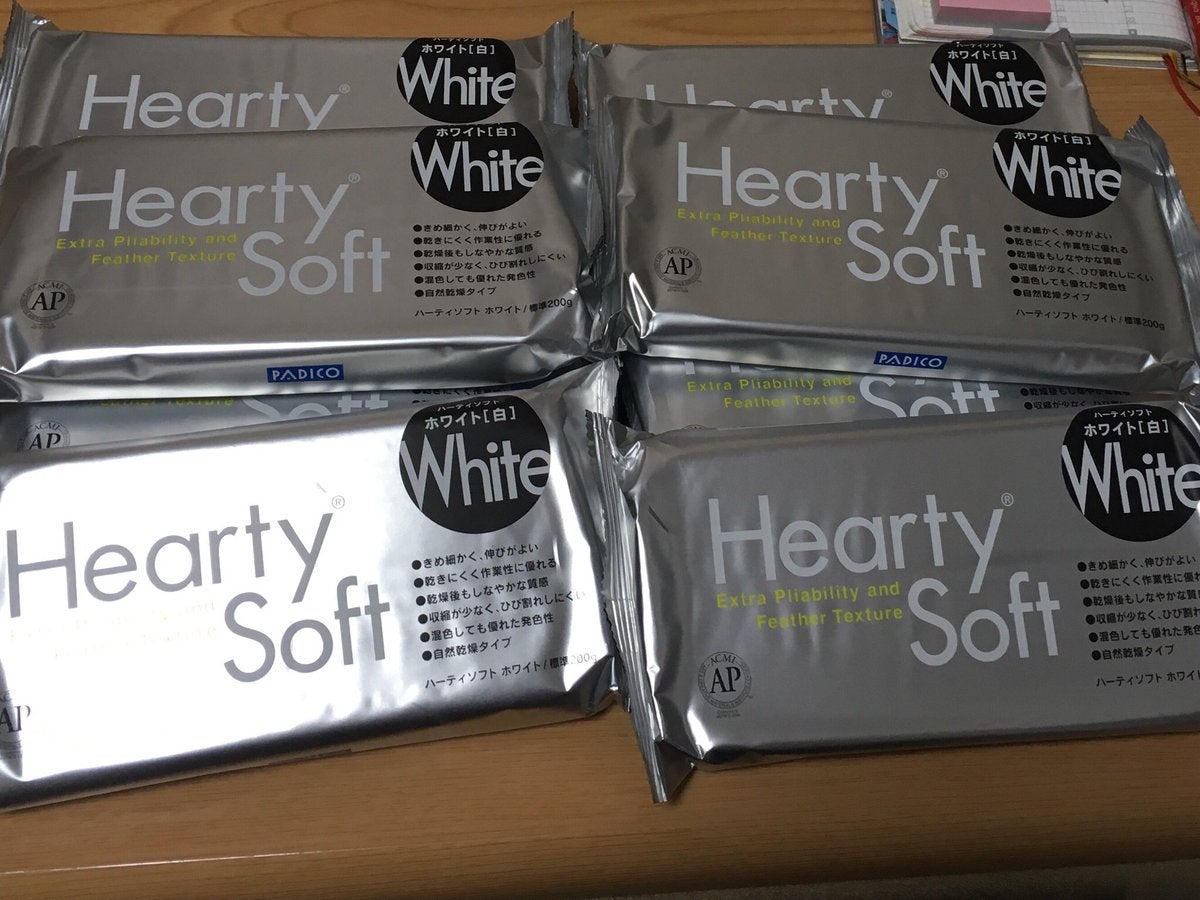 Đất sét Nhật tự khô Hearty Soft 200g