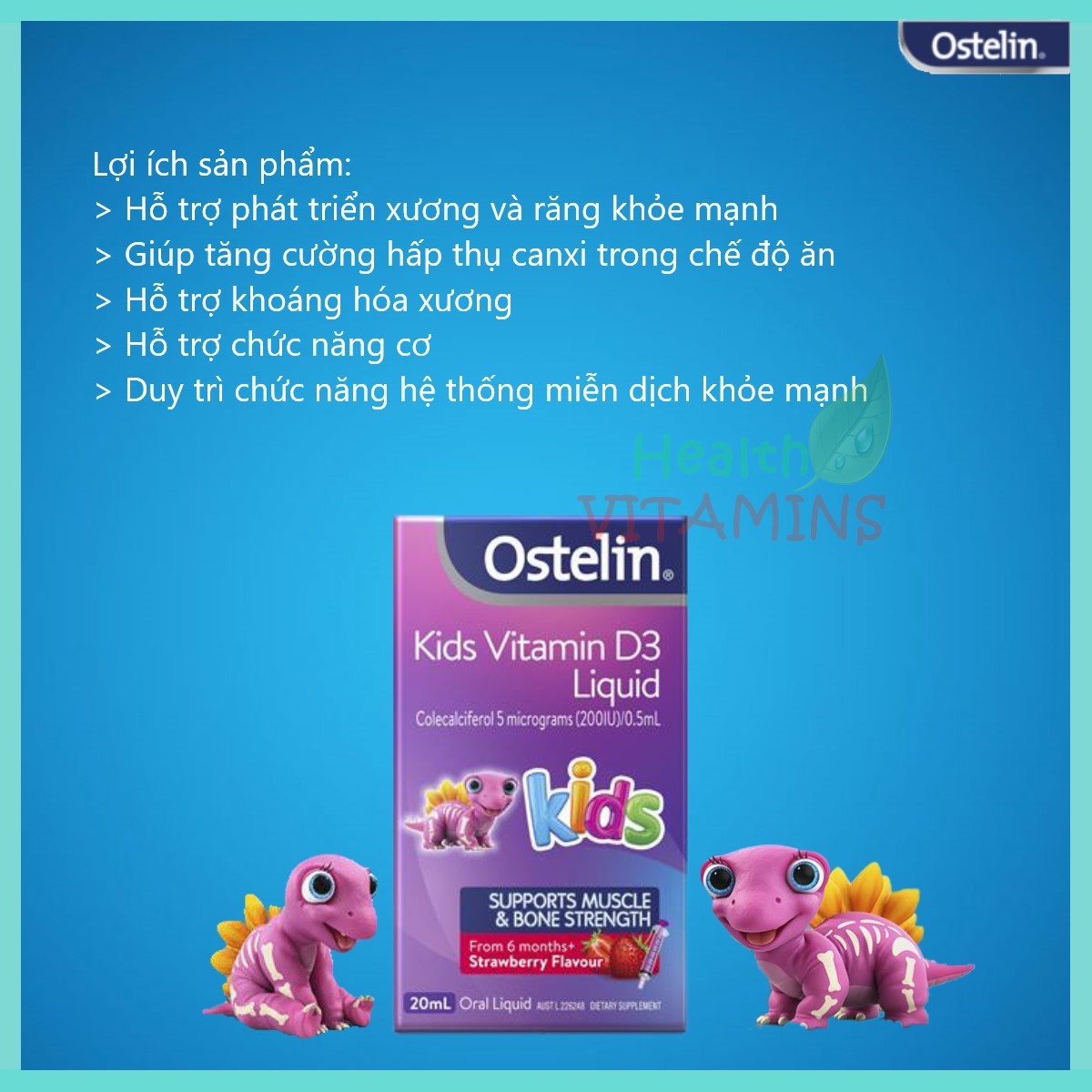 Vitamin D3 Liquid Ostelin