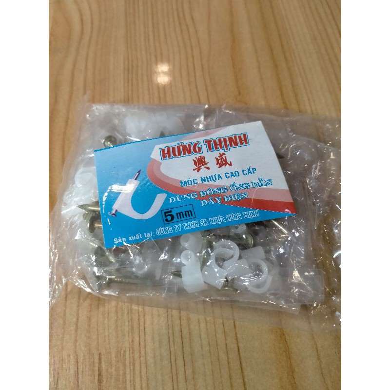 [HCM][Combo] 5 bịch Đinh Đóng Dây Điện 5mm/7mm/10mm (40 cái)
