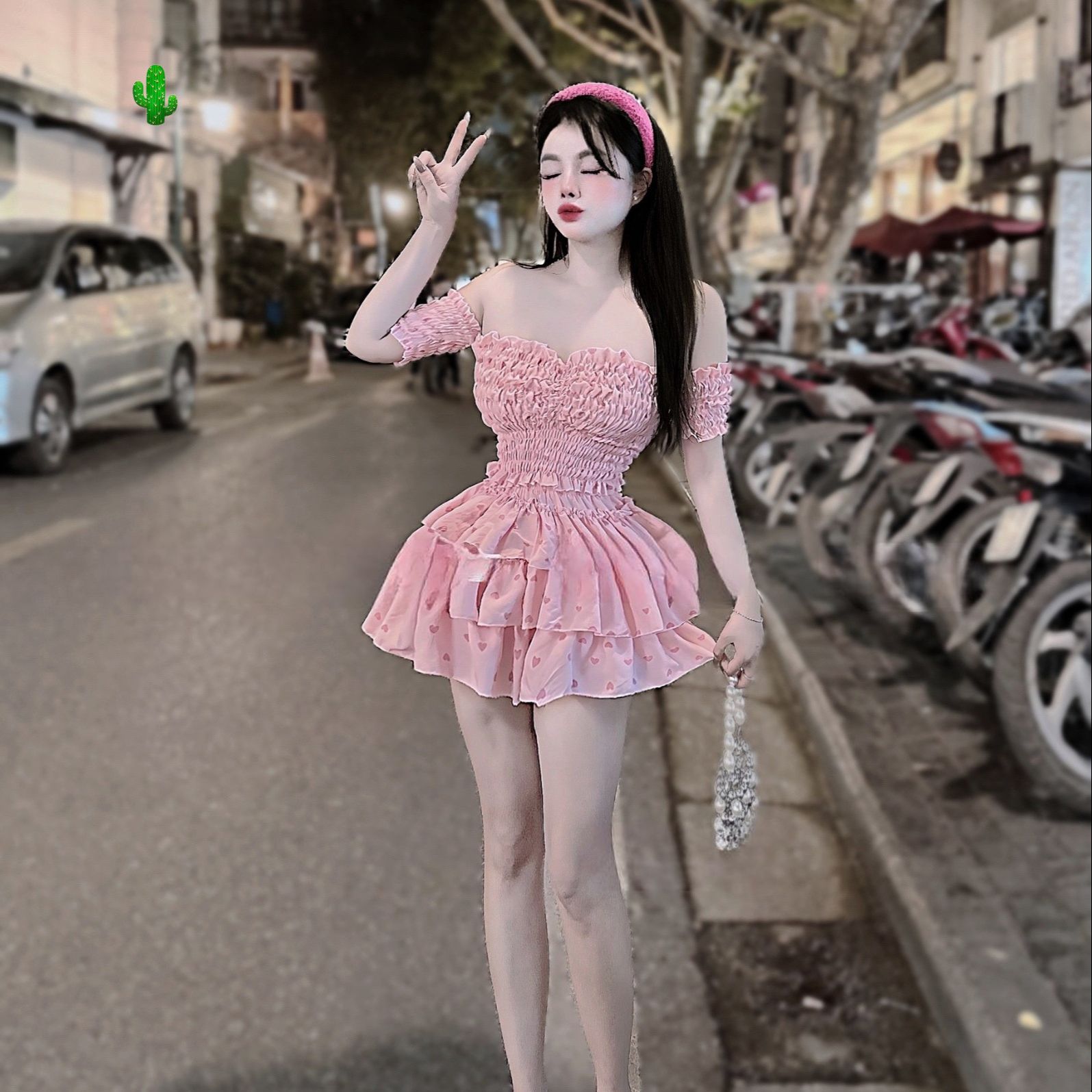 Set áo nhúng + cv tầng