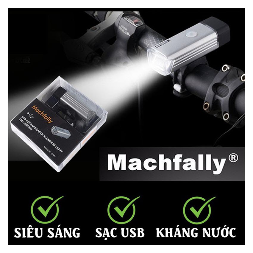 Machfally Bk400 USB Rechargeable Bicycle Front Light