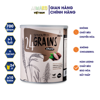 Sữa Hạt hữu cơ 24 Grains 100% Organic, Nhập khẩu Malaysia hộp 700G thumbnail