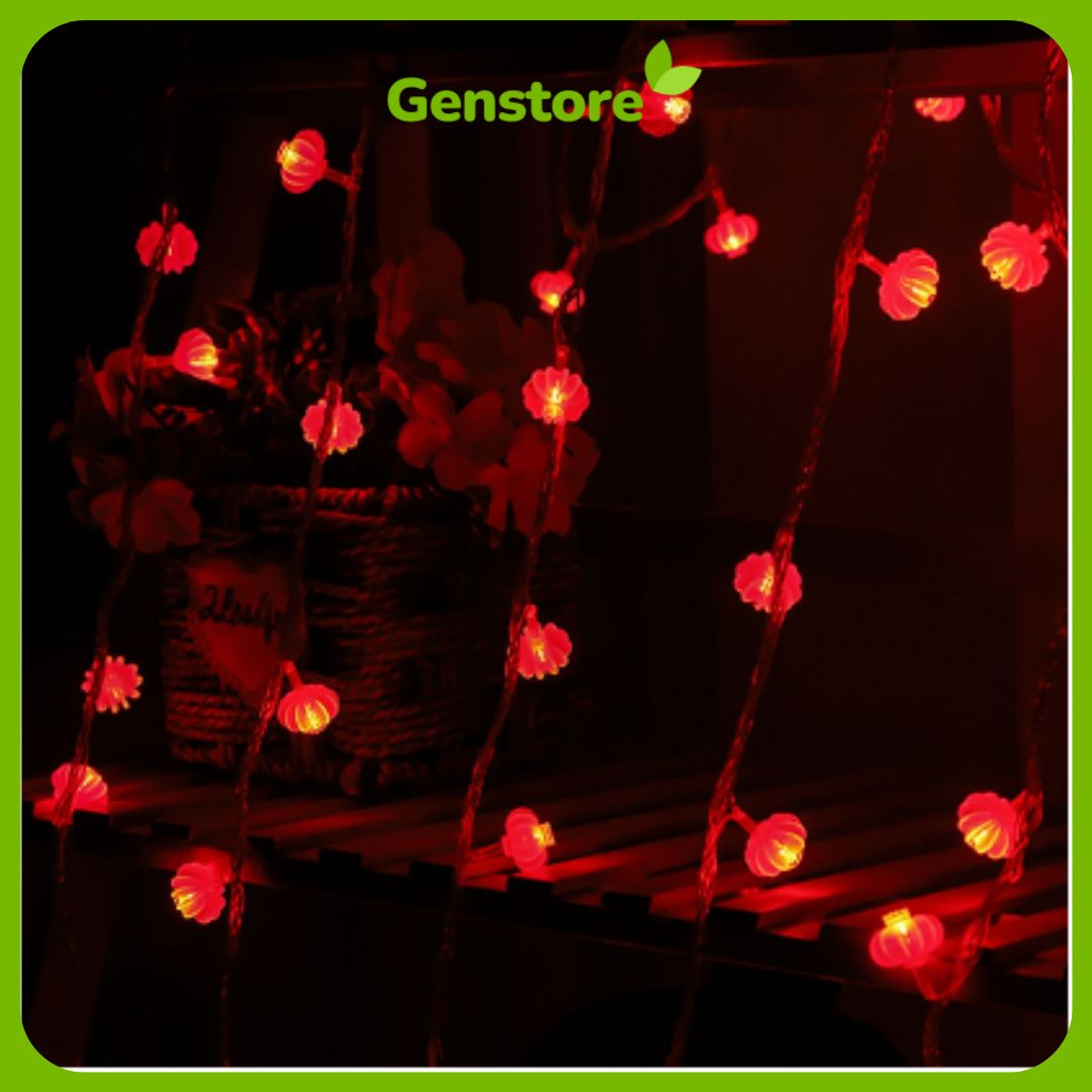 Dây Đèn LED lồng đèn mini trang trí năm mới