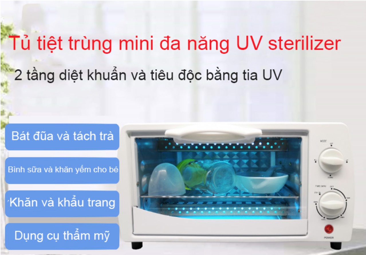 Smart1688 - Tủ tiệt trùng mini đa năng UV sterilizer