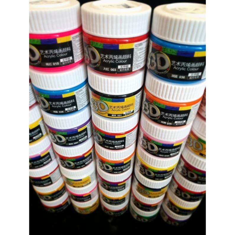 Màu Acrylic 3D - 5D 100ml - Bảng Màu 1