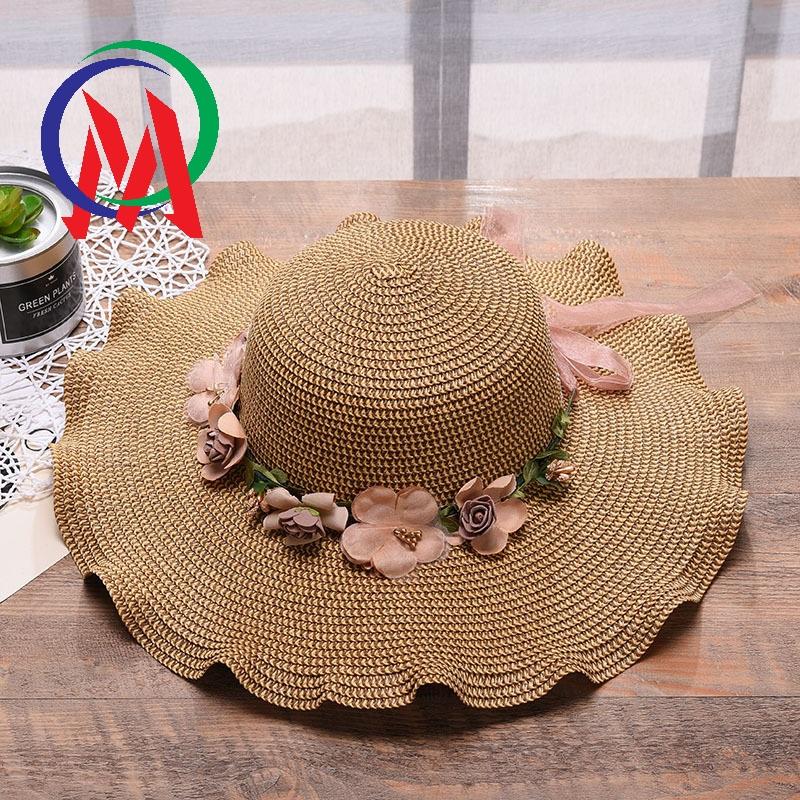 [HCM][Hàng hót - Giá rẻ] Mũ đi biển vành rộng có vòng hoa