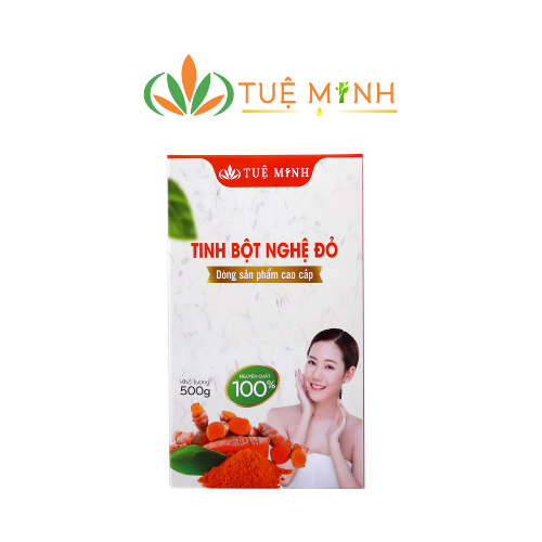 Tinh bột nghệ đỏ nguyên chất Tuệ Minh (1 kg - 2 hũ 500g)