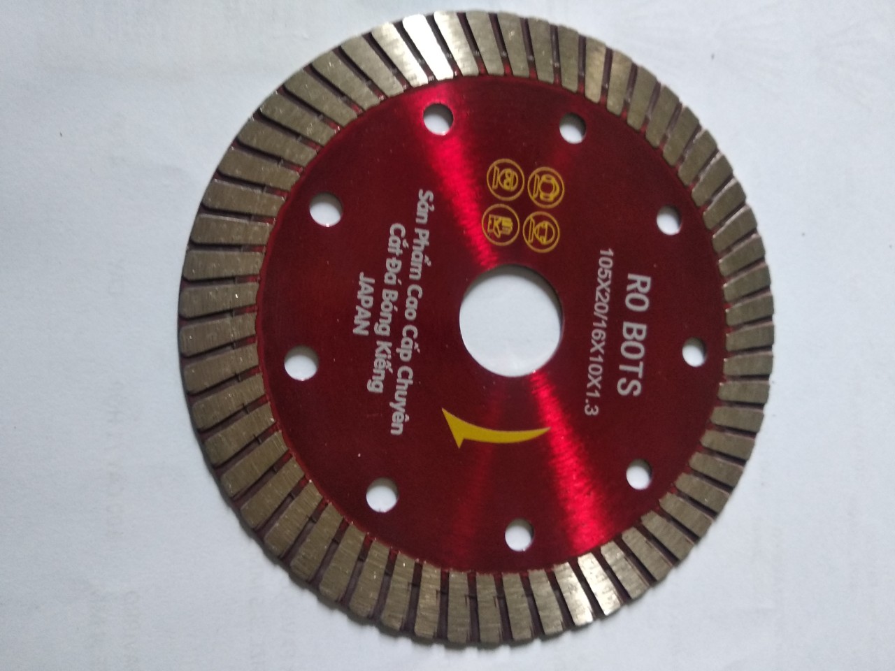 lưỡi cắt đá bóng kiếng ro bot 105x20/16x10x1.3