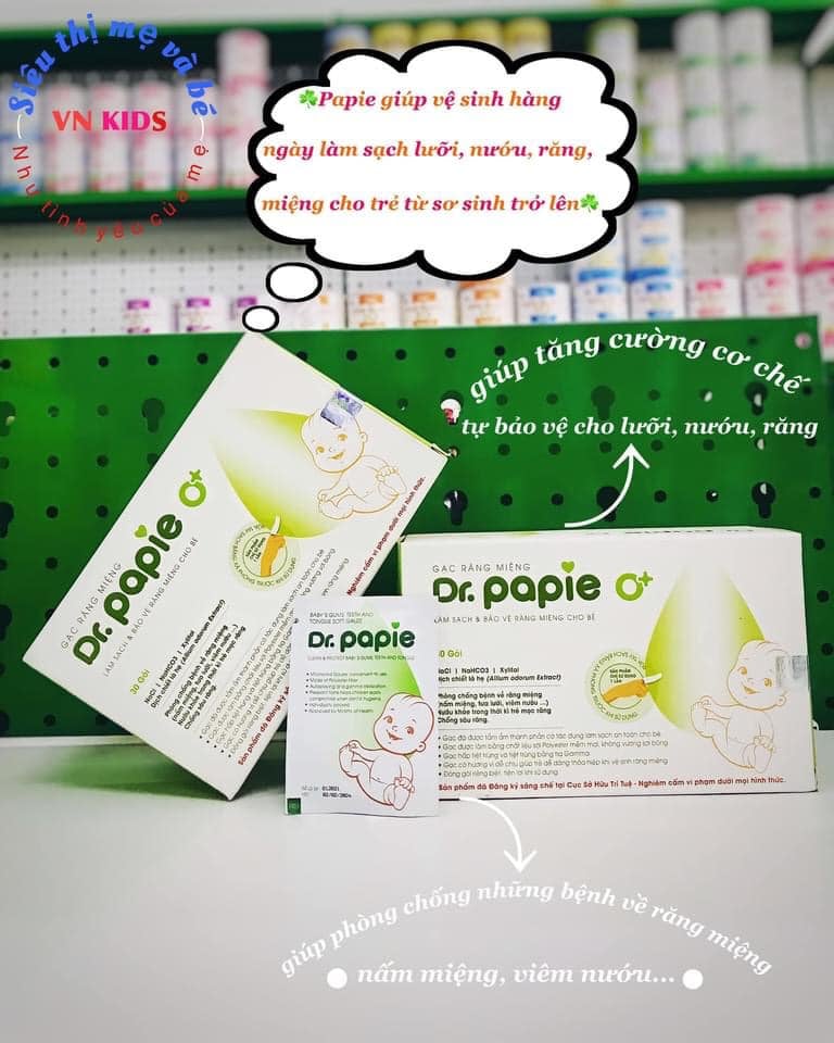 gạc răng miệng dr.papie