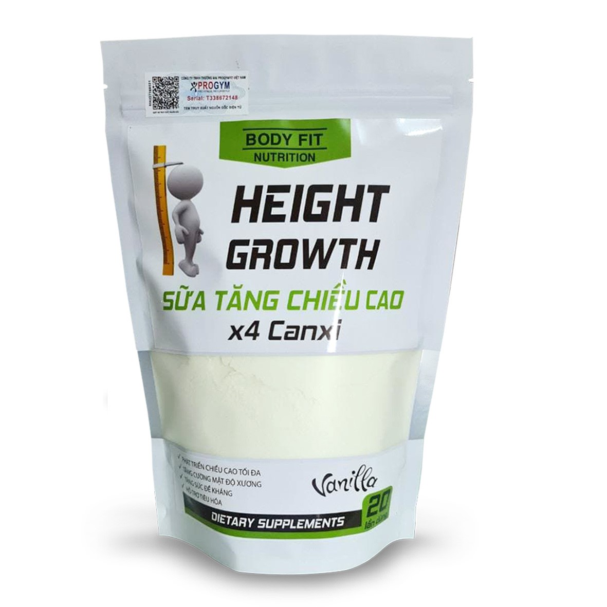 SỮA TĂNG CHIỀU CAO X 4 CANXI HEIGHT GROWTH 500g