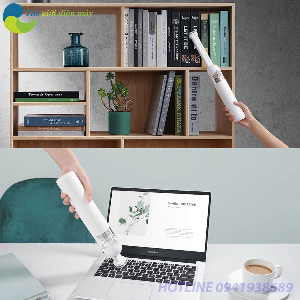Máy hút bụi cầm tay không dây mini Xiaomi Mijia Vacuum Cleaner SSXCQ01XY - Bảo hành 1 tháng - Shop Thế Giới Điện Máy