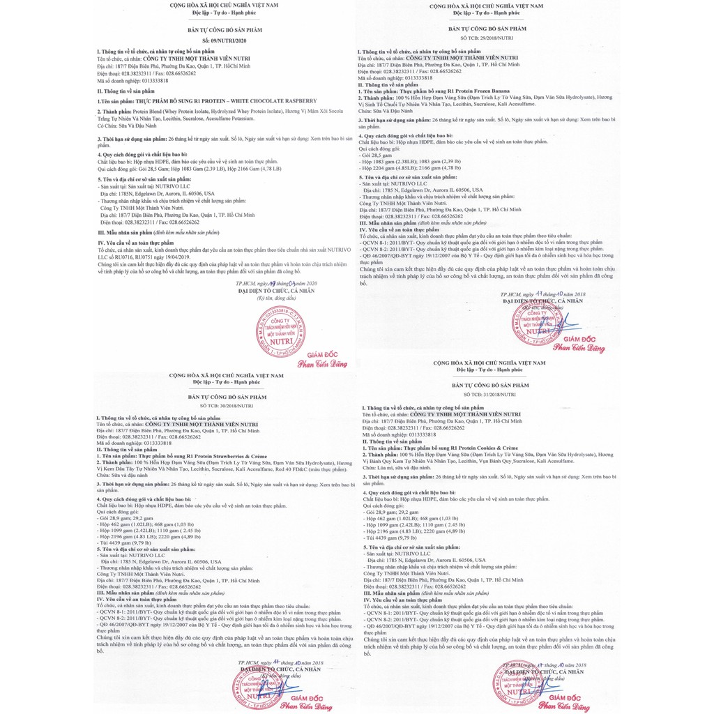 Sữa Dinh Dưỡng Tăng Cơ Rule 1 Protein 2.3Kg