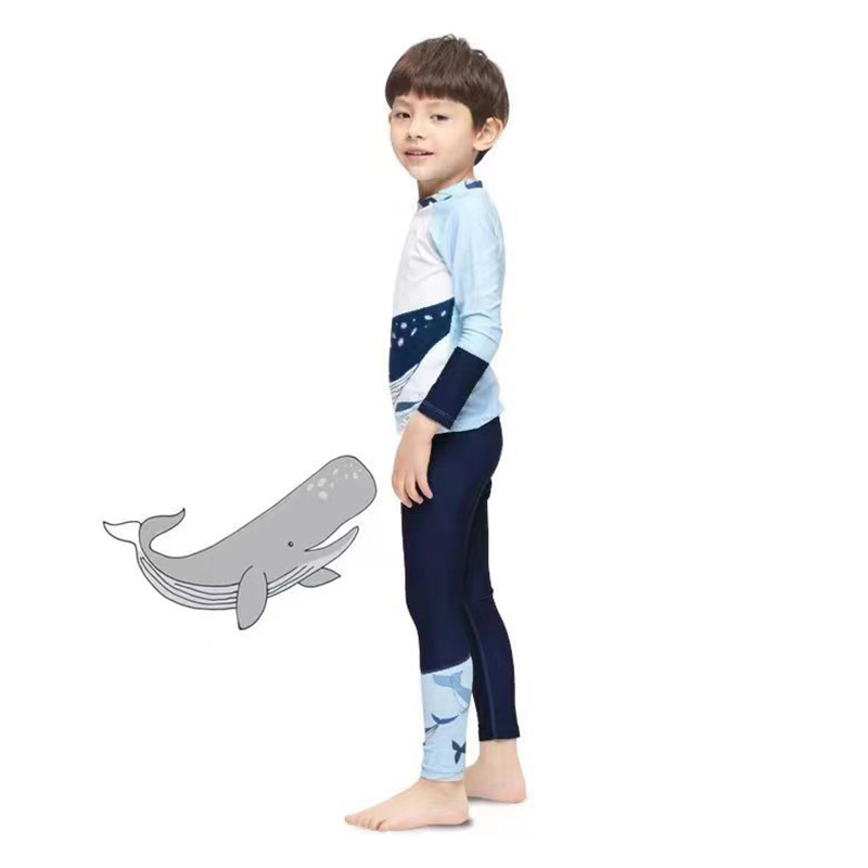 Set bơi dài tay cho bé trai từ 12-33kg