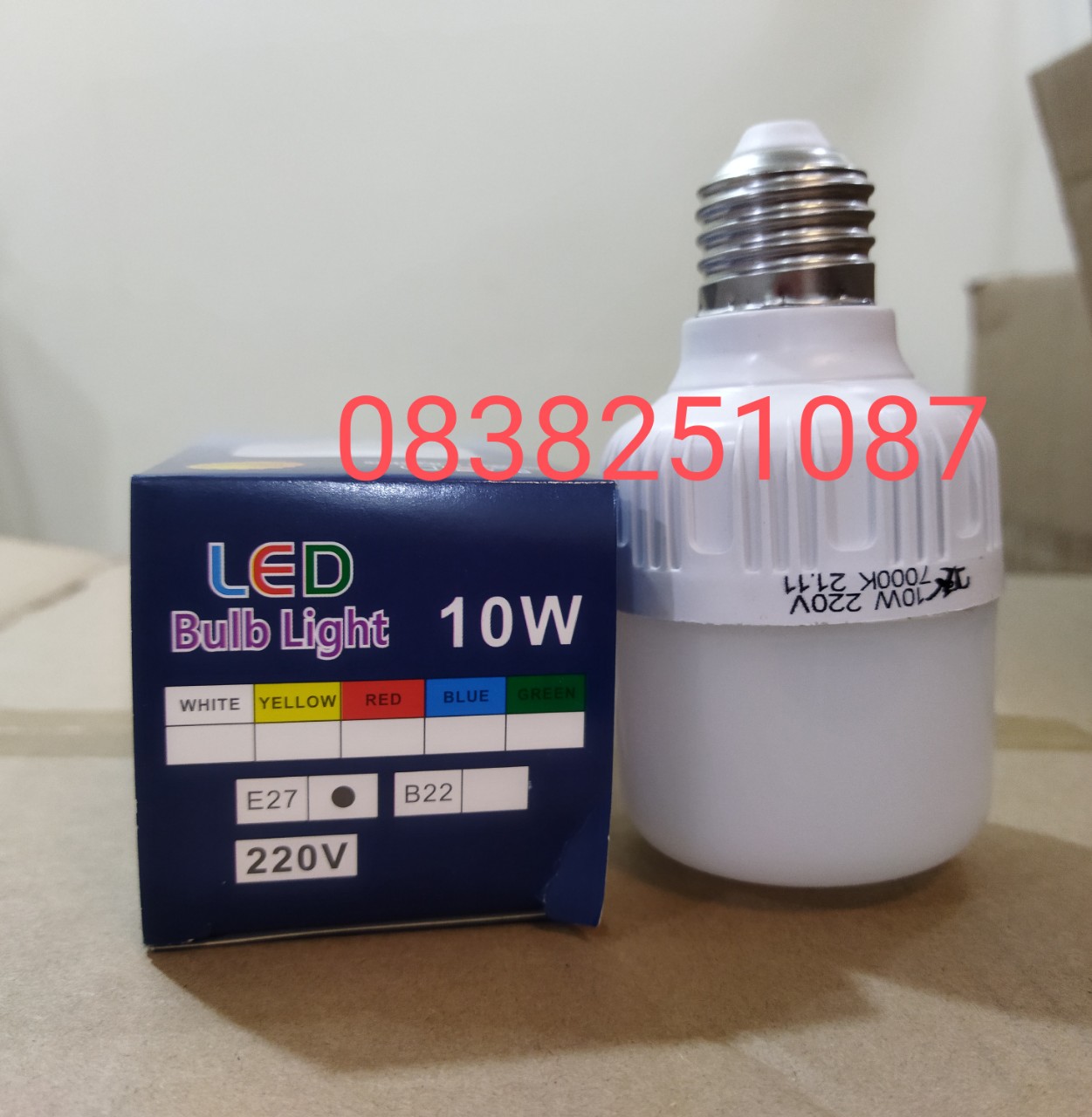[HCM]BÓNG ĐÈN LED 10W ÁNH SÁNG TRẮNG - LOẠI TỐT