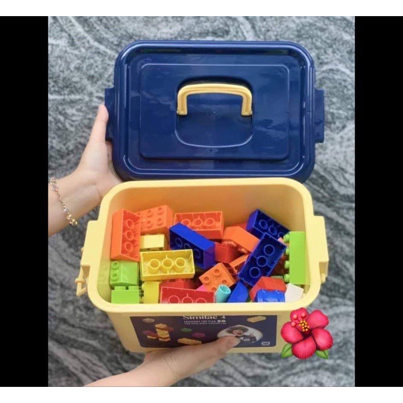Vali lego lắp ráp 140chi tiết hkm Similac
