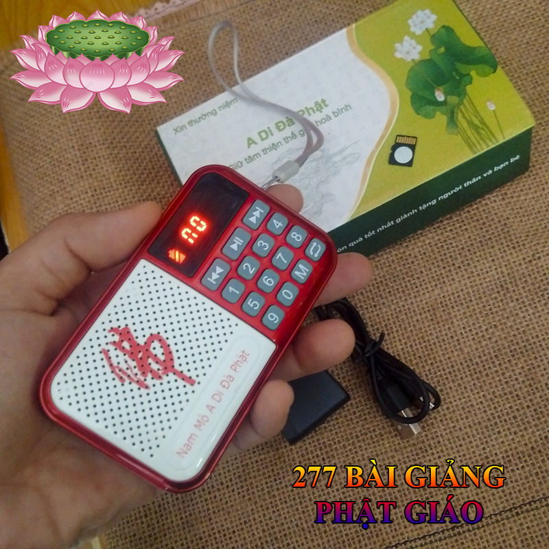 Bộ máy nghe 277 Bài Tụng Kinh Niệm Phật
