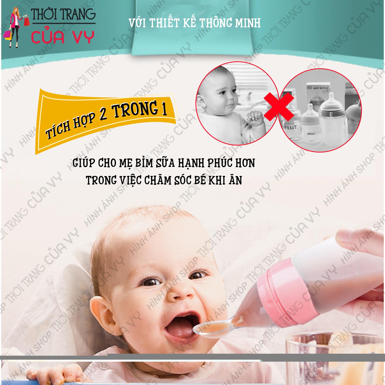Bình thìa ăn Dặm Cho Bé