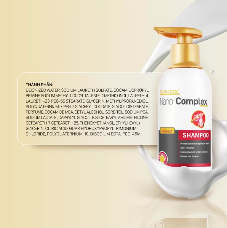 Lavox Online Shopping Hair Color Preserving Shampoo and Conditioner Set 300ml Genuine Lamimi Smooth Hair Care