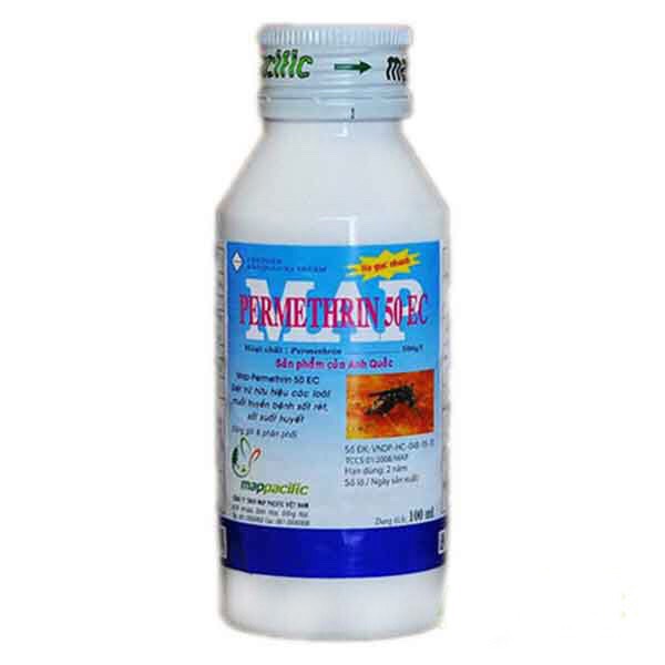 Thuốc diệt muỗi Permethrin 50EC công nghệ ANH QUỐC - 100ml