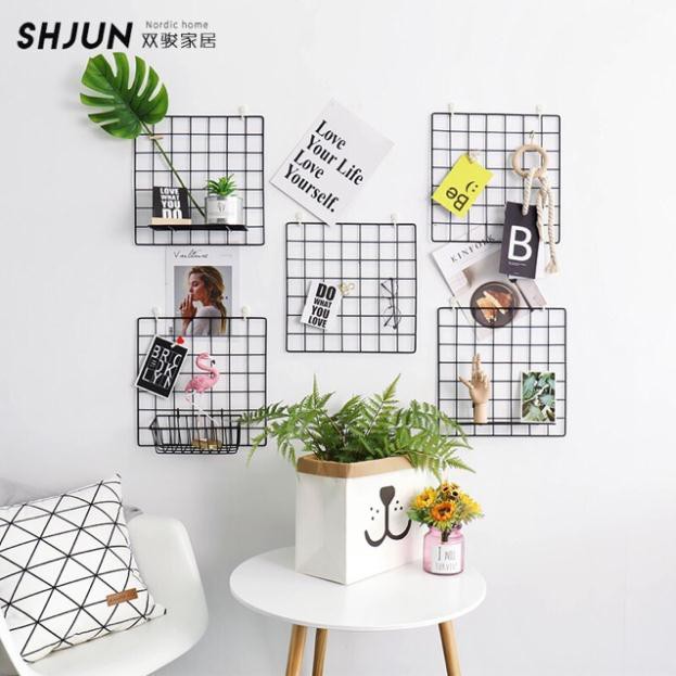 KHUNG LƯỚI SẮT TRANG TRÍ SIZE 35x35cm và 35x45cm