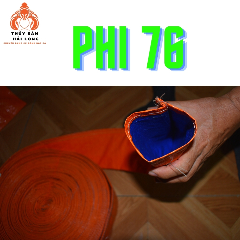 ỐNG BẠT BƠM NƯỚC Phi 76, phi 90 - bạt tú phương chứa nước chất lượng cao