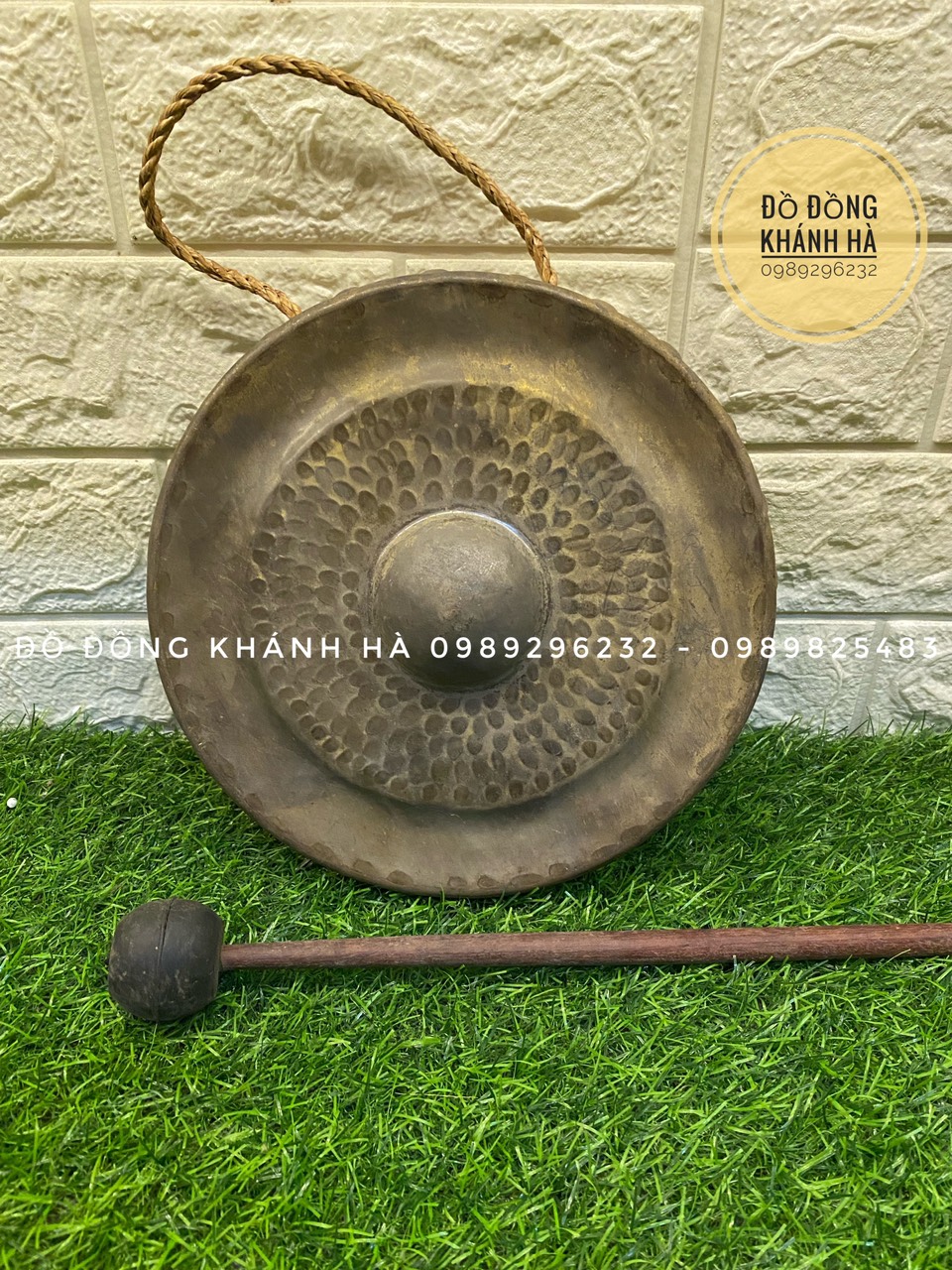 Chiêng Đồng vàng nhỏ đường kính 30cm