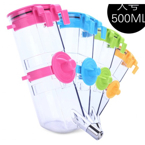 Bình nước lớn treo lồng cao cấp cho thú cưng - 500ml - [Nông Trại Thú Cưng]