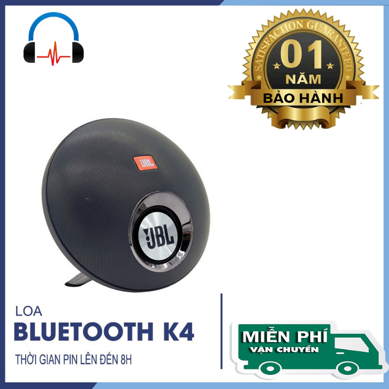 Loa bluetooth j.b.l k4 plus - loa di động bluetooth chính hãng j.b.l kiêm pin dự phòng 4000mah - kết nối bluetooth 5.0 chống nước đạt chuẩn ipx7âm thanh chất lượngpin khủng- bảo hành uy tín lỗi 1 đổi 1