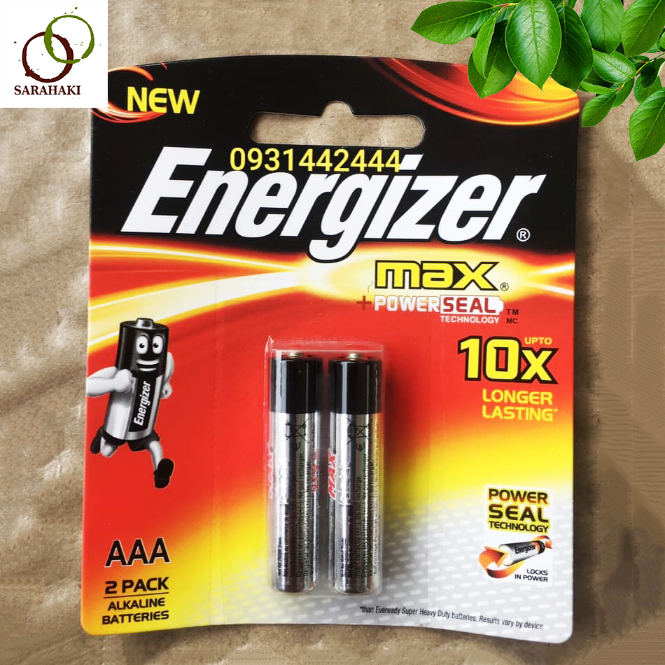 1 Vỉ Pin AAA Energizer Alkaline chính hãng (1 Vỉ 2 Viên)
