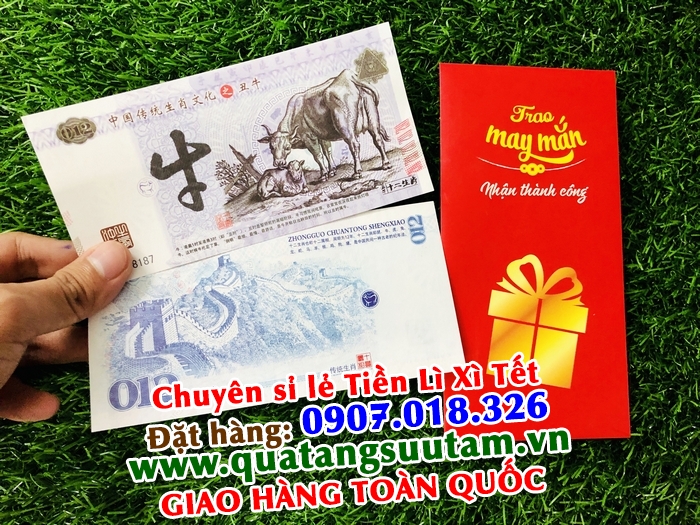 Tiên Con Trâu Trung Quốc lưu niệm phát hành Lì Xì Tết 2021