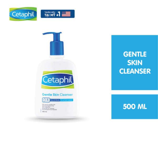 Sữa rửa mặt làm sạch dịu nhẹ không xà phòng Cetaphil Gentle Skin Cleanser 500ml cao cấp