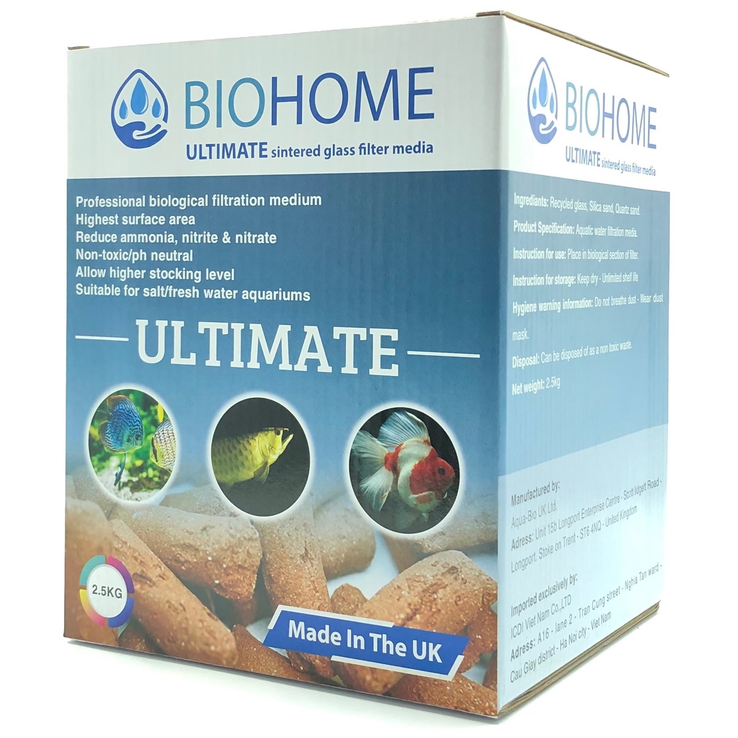 Vật liệu lọc nước bể cá Biohome Ultimate