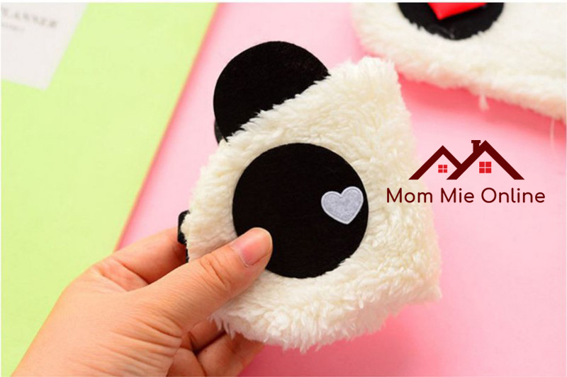 Bịt mắt ngủ gấu trúc vải bông - I043