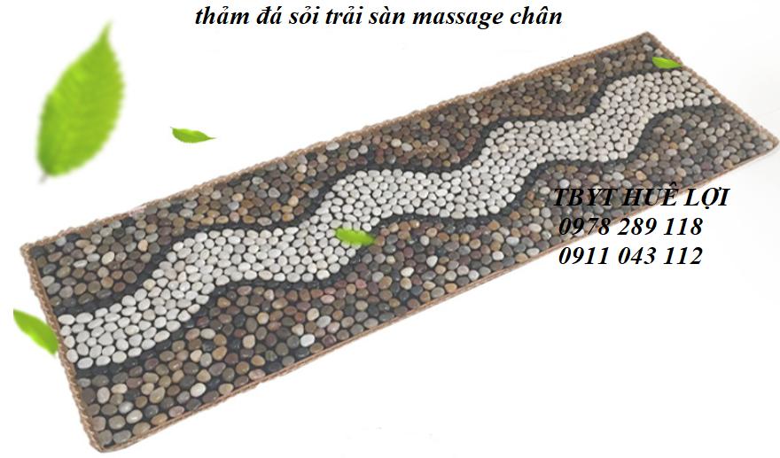 Thảm đá sỏi trải sàn massage chân