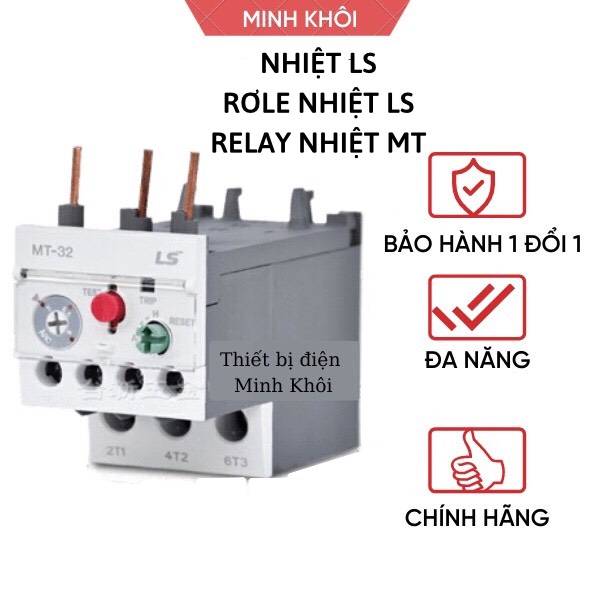 Rơle Nhiệt LS ,relay nhiệt MT-32, rơle nhiệt cho khởi động từ, contactor