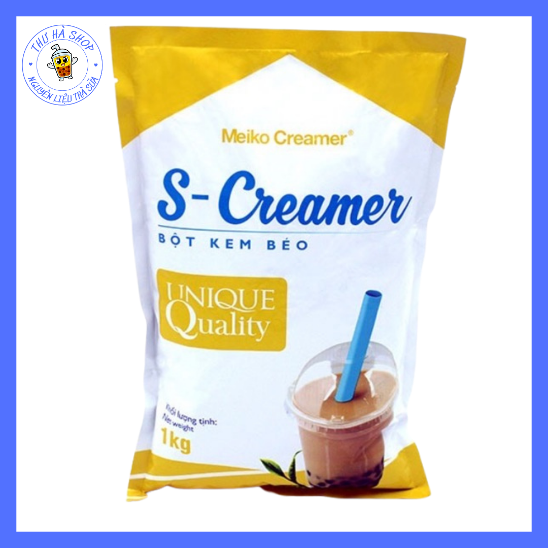 Bột kem béo pha trà sữa đài loan S-Creamer screamer Gói 1kg bột sữa