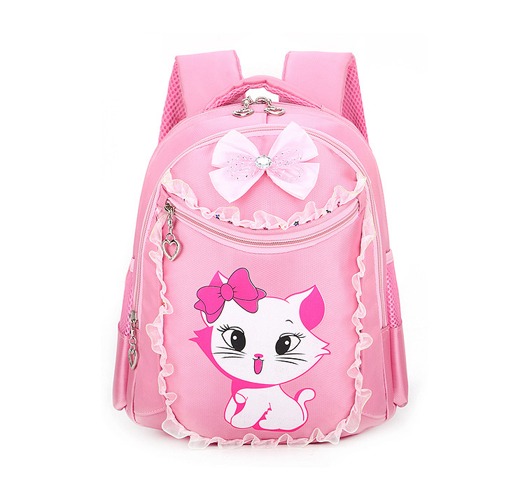 Balo bé gái in hình mèo hoa dễ thương cao cấp thời trang hàn quốc Shalla SBC (mẫu mới)