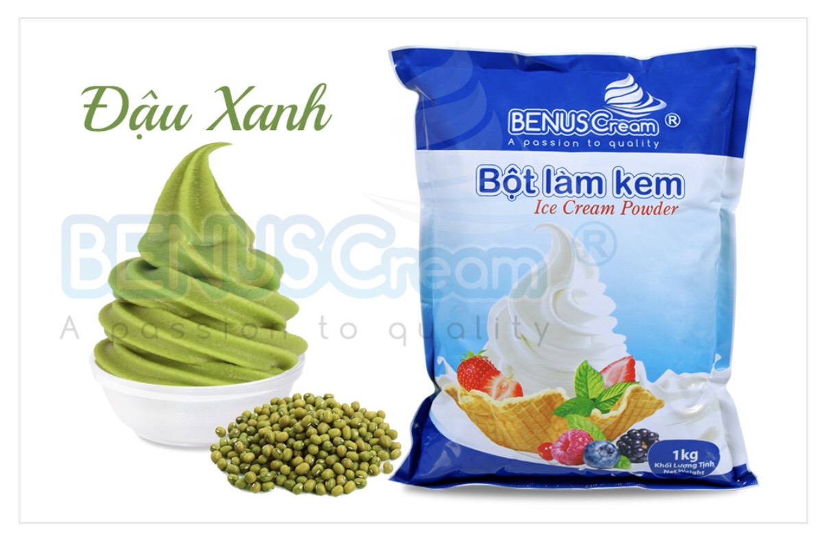Bột Kem Tươi - Vị Đậu Xanh