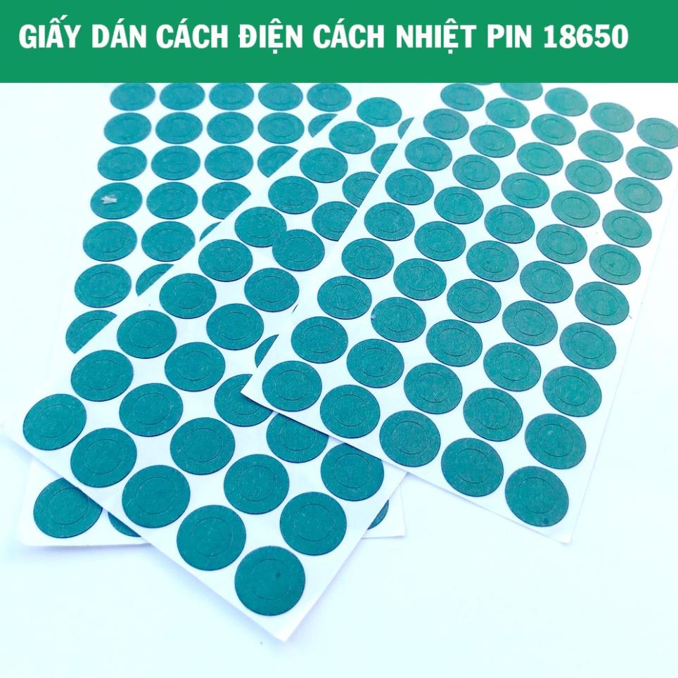 Nsv miếng dán cực dương, dán đầu cell pin 18650 tờ 50 miếng