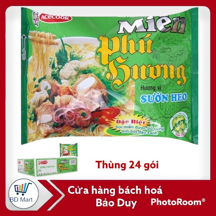 Miến phú hương sườn heo 55g thùng 24 gói-0256bh