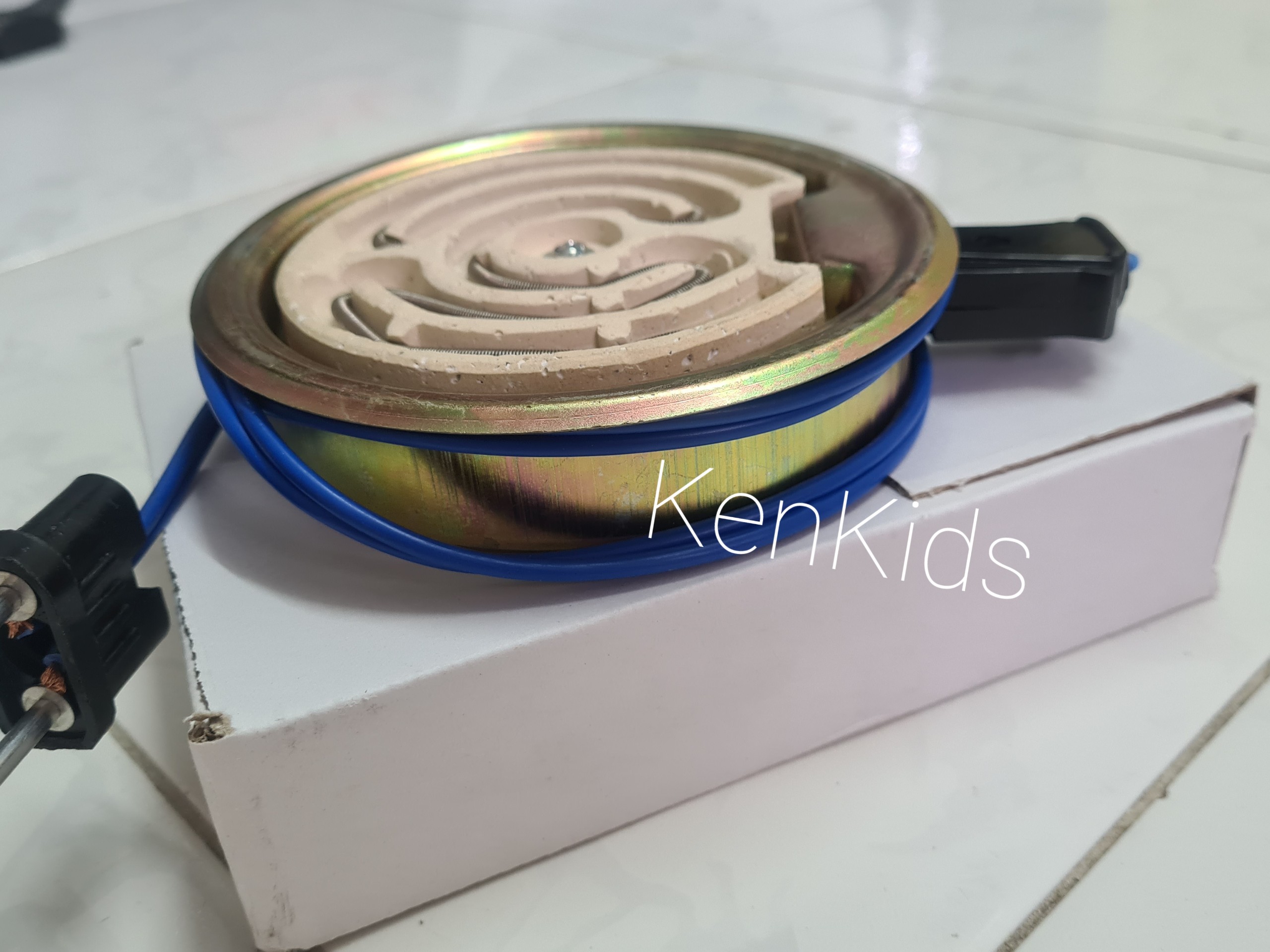 Bếp điện lò xo 14cm hơ lá trầu cho bé