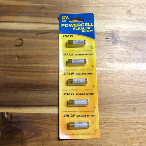 Pin remote báo trộm-Pin 27A-12V Alkaline